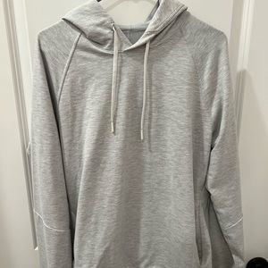 lululemon Heathered Ultra Light Grey/Sea Salt City Sweat Pullover Hoodie
